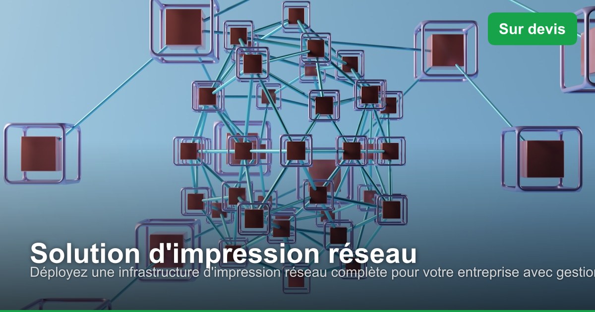 Solution d'impression réseau dans l'arrondissement de Anvers